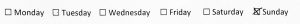 best day of the week