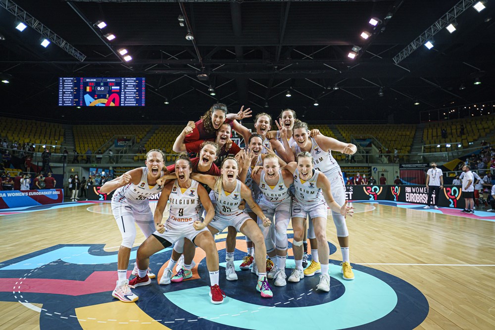Belgian Cats Na Thriller Tegen Rusland Naar Halve Finale Ek Basketball Belgium